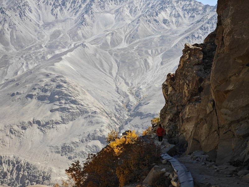 Hiking in the mountains